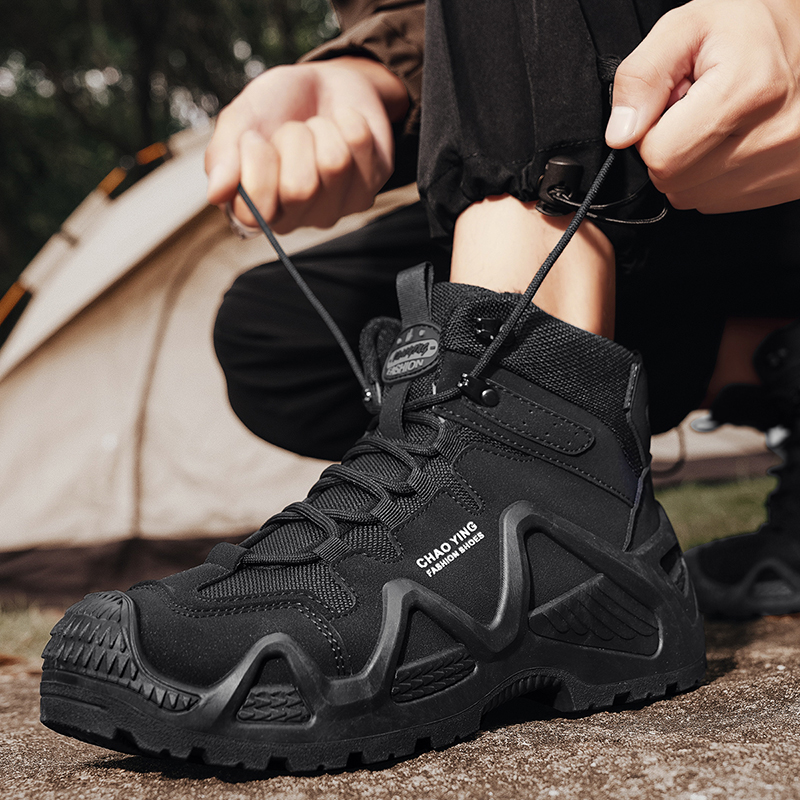 Men Shoes Elegant - Platform Ankle Boots for Man High