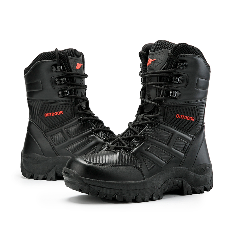 Men'S Shoes Dq - actical Military Boots Large Size Waterproof