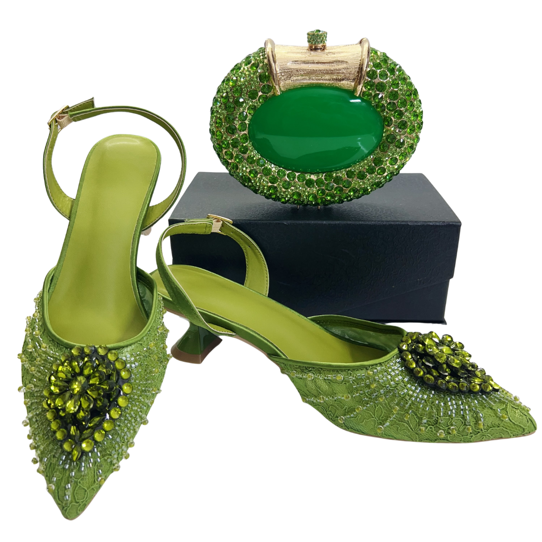 Men Shoes Type - Italian Designer Evening Shoes With Clutch