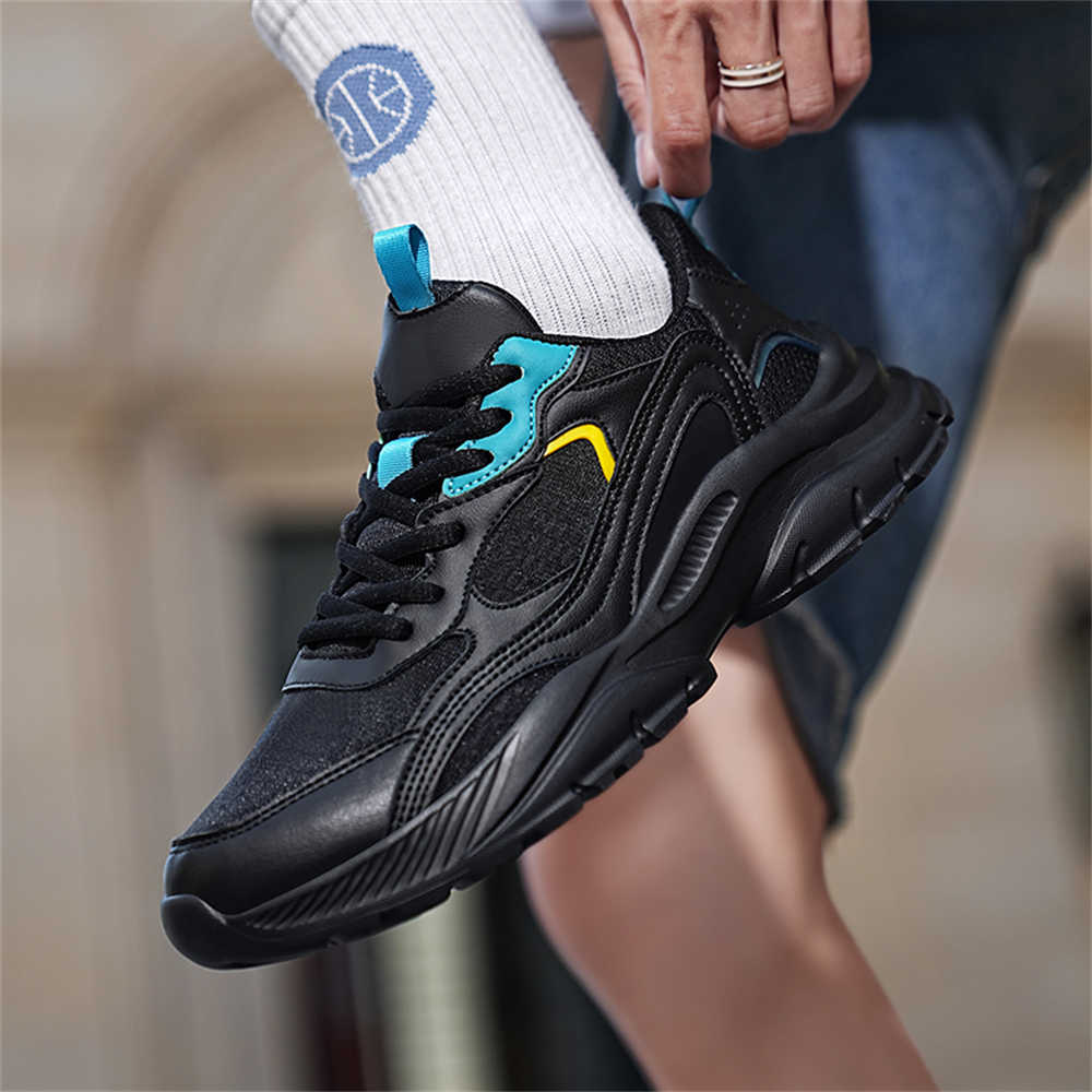 Anti-slip Non-slip Vulcanized  - مراجعة Men Shoes Black وسعره