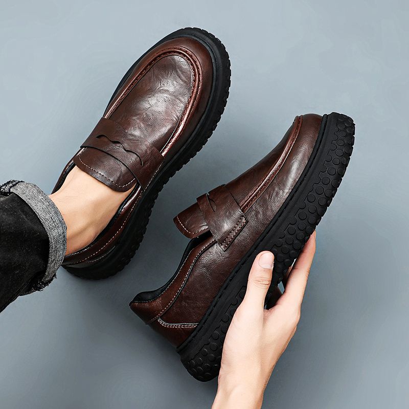 2026 New Men's Loafers Soft Le - مراجعة Loafer Slip On Men وسعره