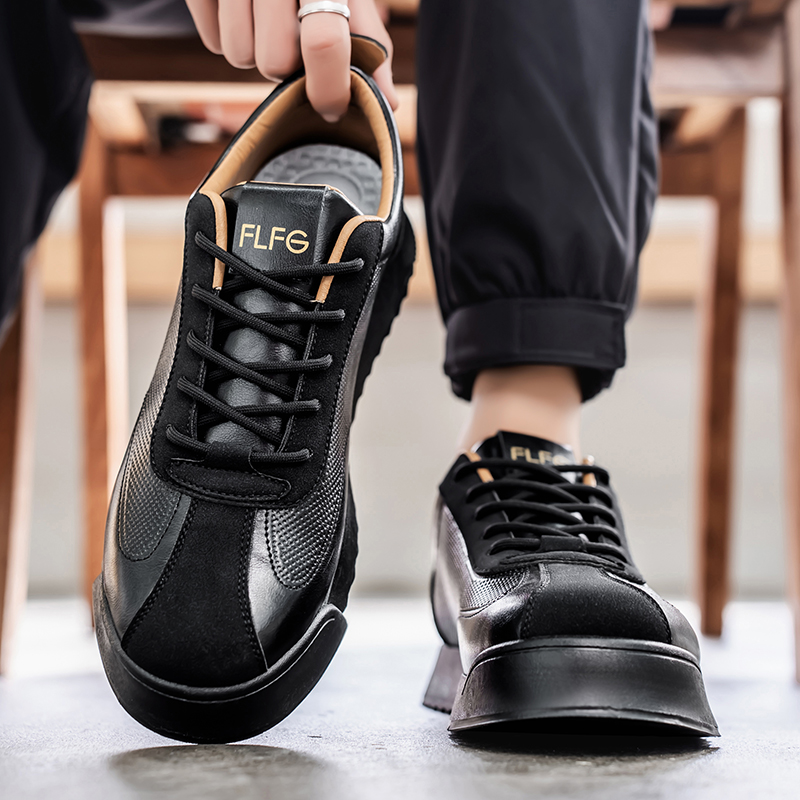 Retro Fashion Brown Men's Low  - مراجعة Men Shoes Clearance وسعره
