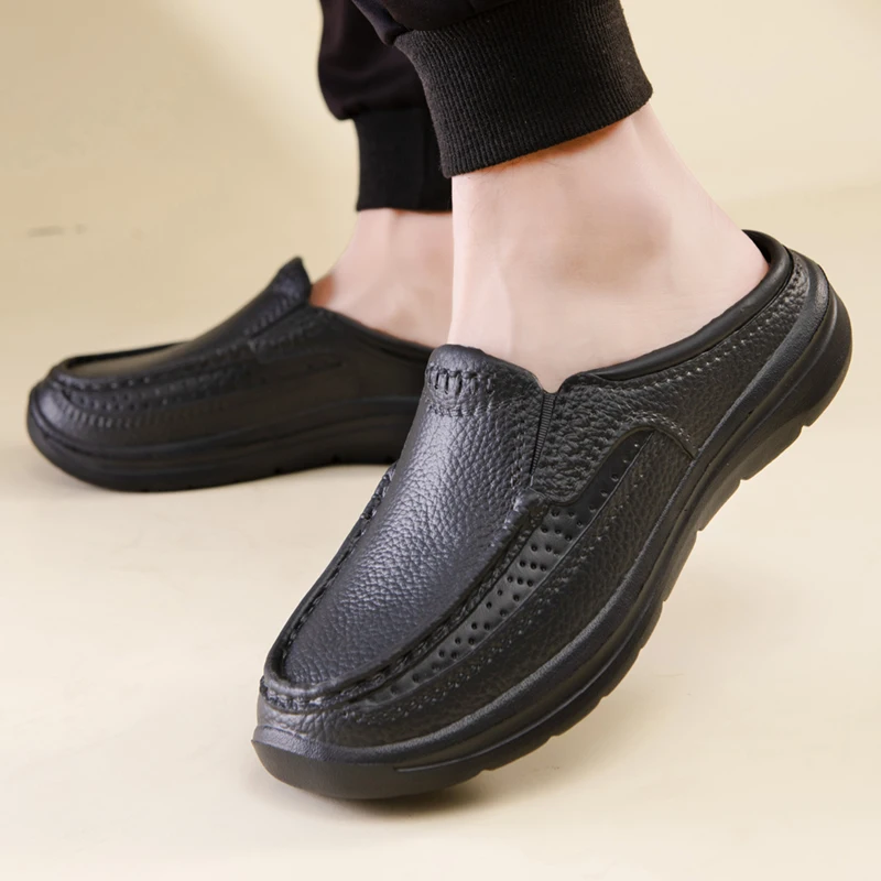 2026 leather shoes Spring New  - مراجعة Loafer Slip On Men وسعره