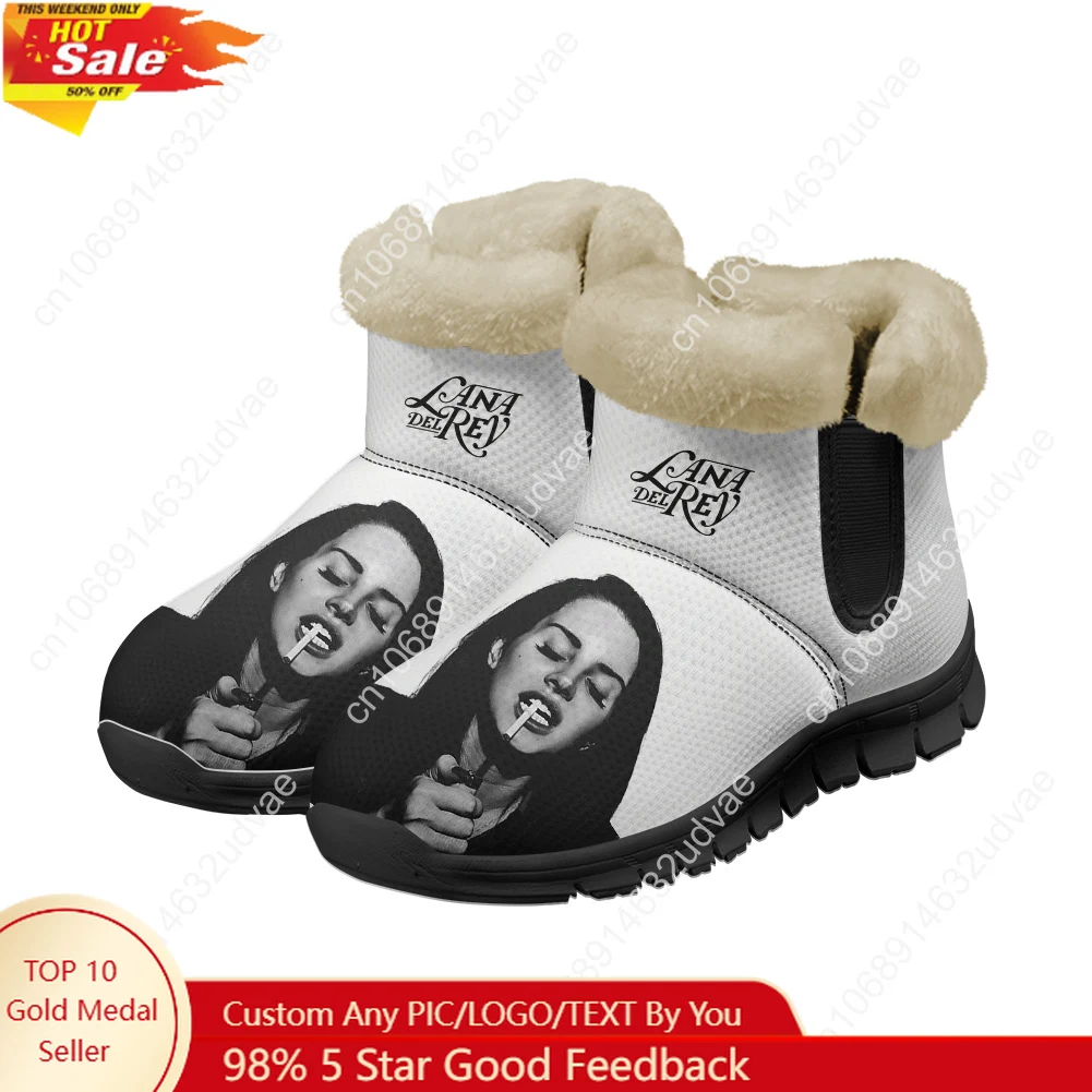 Lana Del Rey Singer Plush Shoe - مراجعة Men Shoes Black وسعره