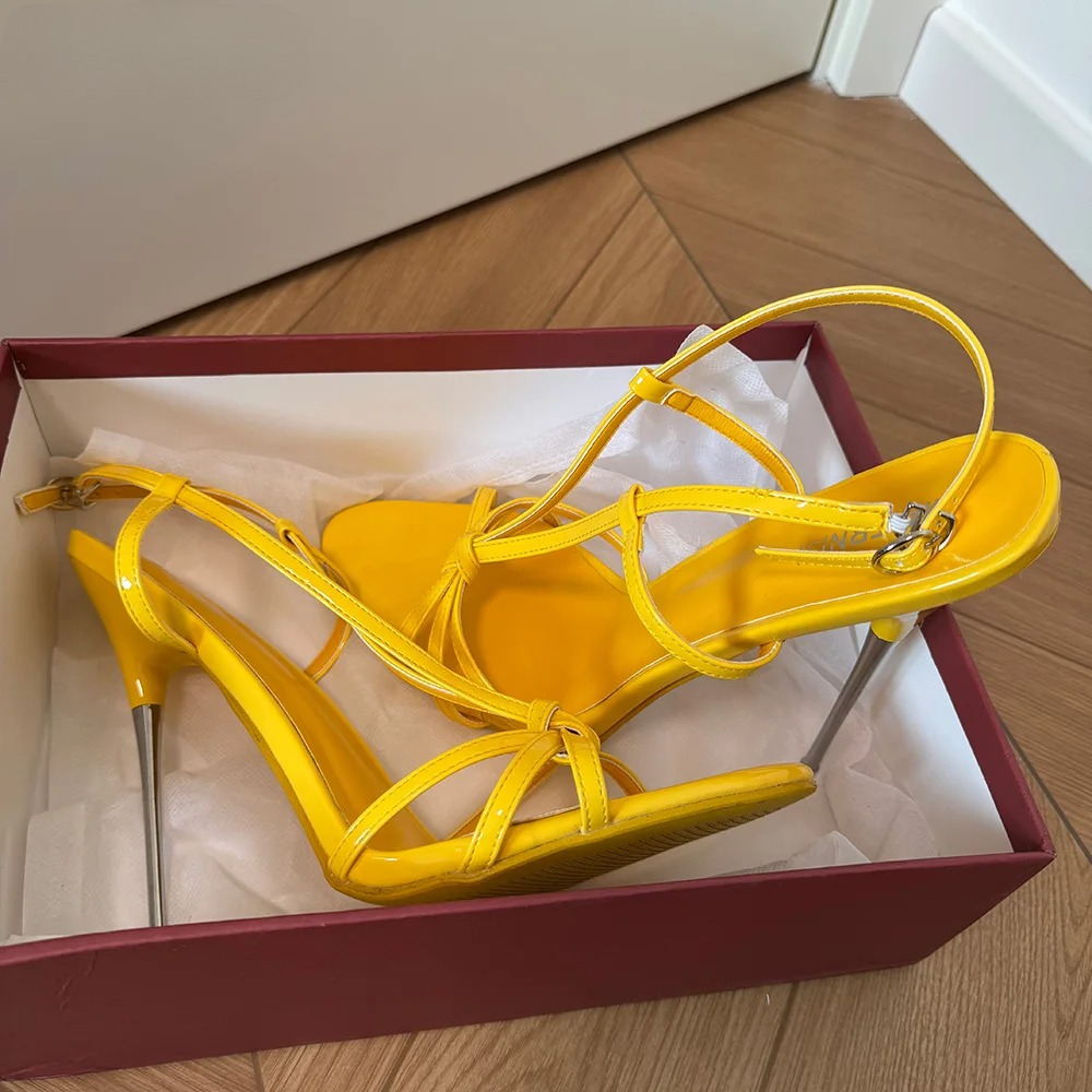 Fashion 16cm Extreme High Heel - مراجعة Men Shoes Yellow وسعره