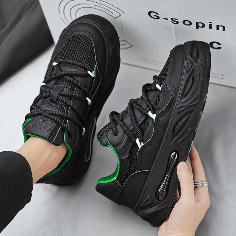 Black Does Not Slip Man's Snea - مراجعة Men Shoes Black وسعره