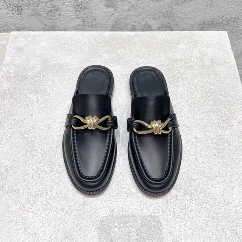 Metal Buckle Half Slippers For - مراجعة Loafer Slip On Men وسعره