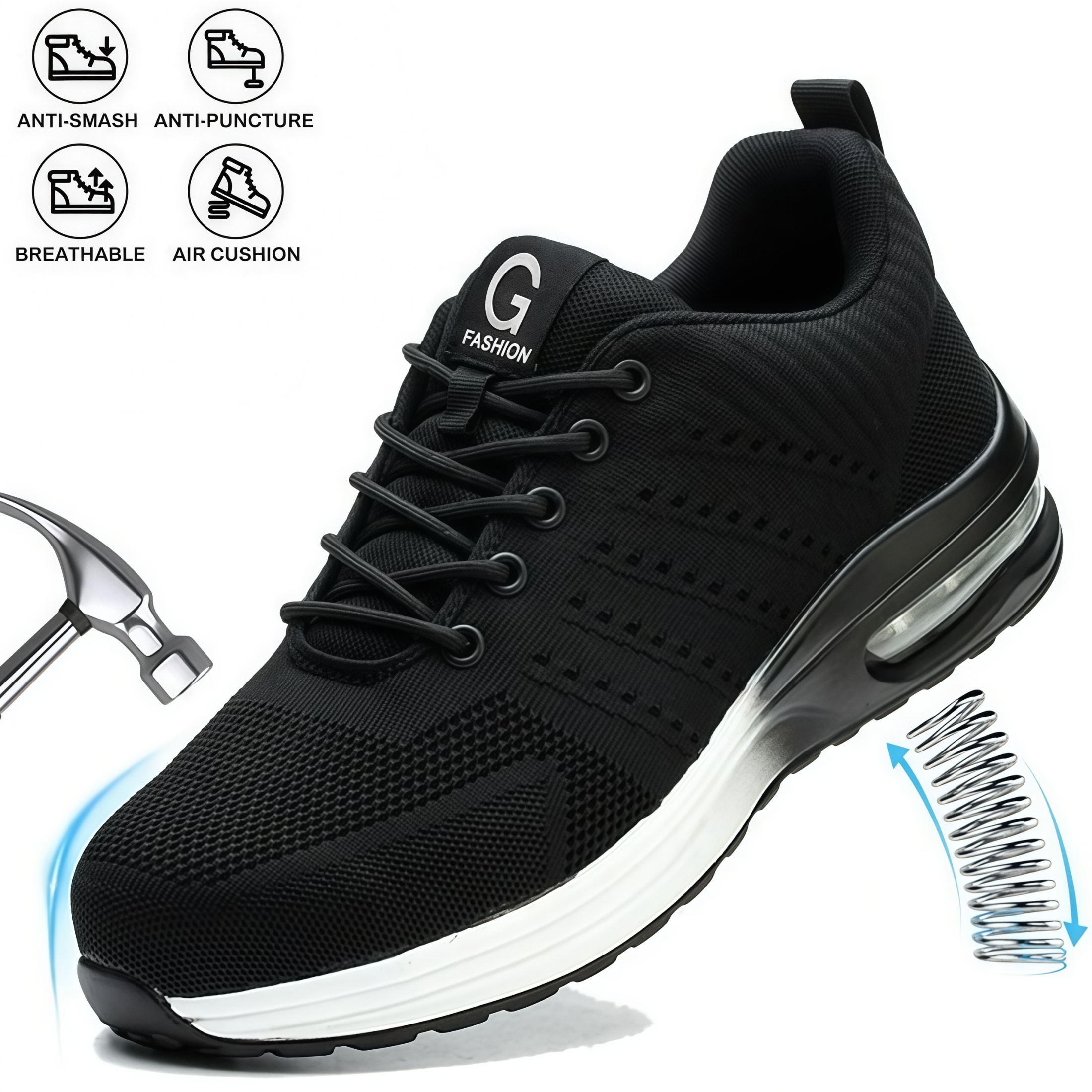 Indestructible Safety Shoes Fo - مراجعة Men Shoes Type وسعره