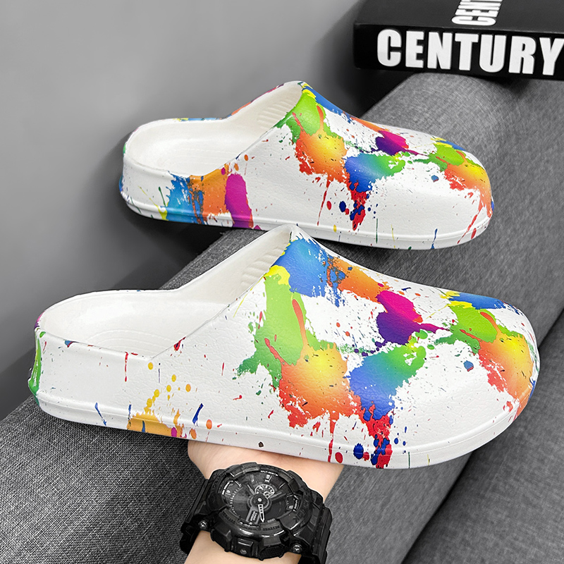 Men Women Graffiti Clogs EVA S - مراجعة Men'S Shoes Dockers وسعره