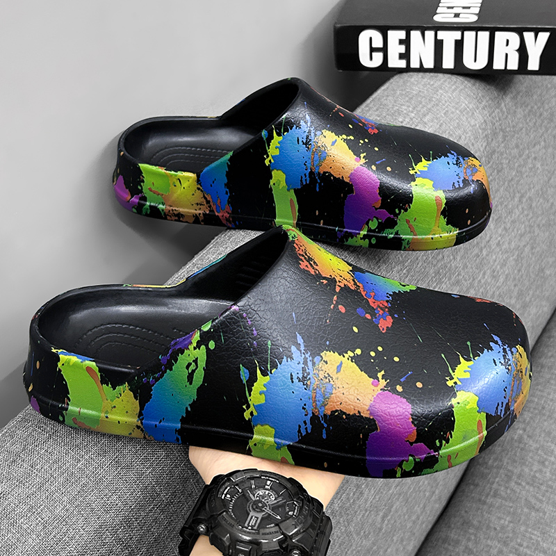 Men Women Graffiti Clogs EVA S - مراجعة Men'S Shoes Dockers وسعره