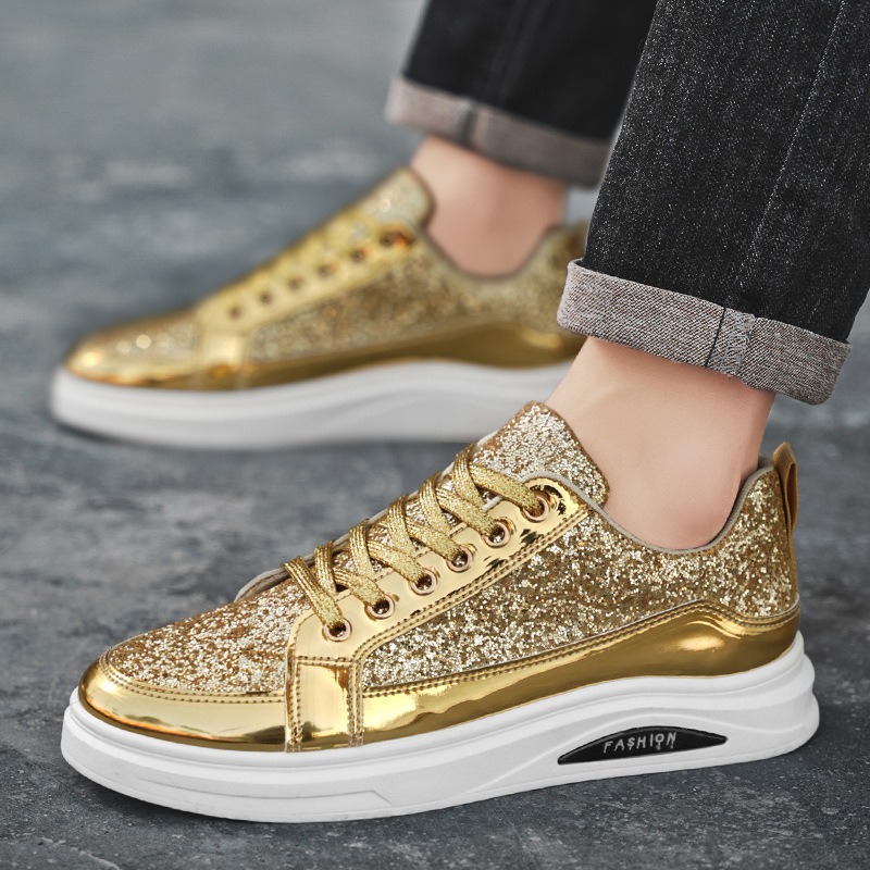 Gold Men's Sneakers 2025 New L - مراجعة Men'S Shoes Size 43 In Us وسعره