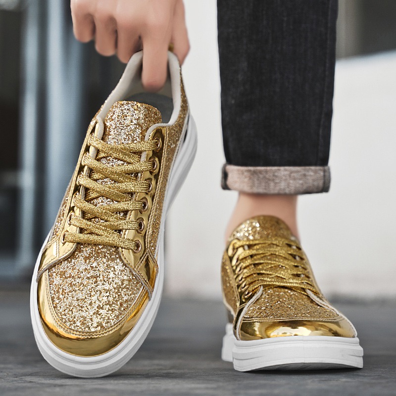 Gold Men's Sneakers 2025 New L - مراجعة Men'S Shoes Size 43 In Us وسعره