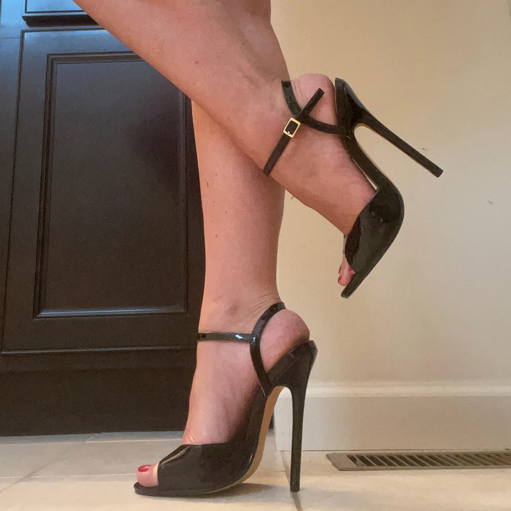 Tikicup Plus Size Summer Sexy  - مراجعة Men Shoes Black وسعره