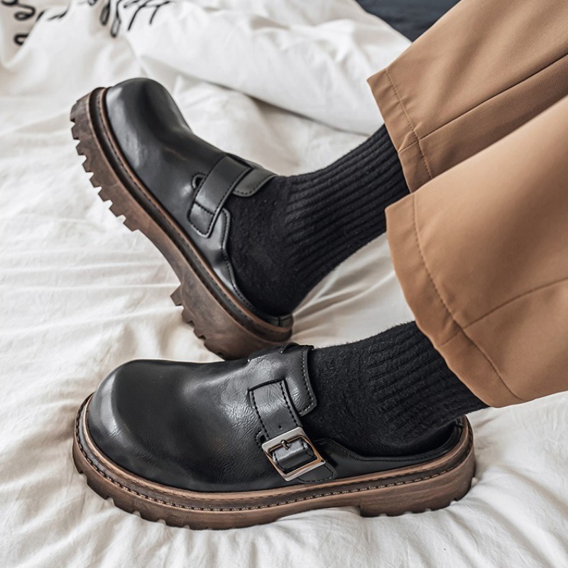 Men's Bag Head Platform Slippe - مراجعة Men Shoes Marks وسعره