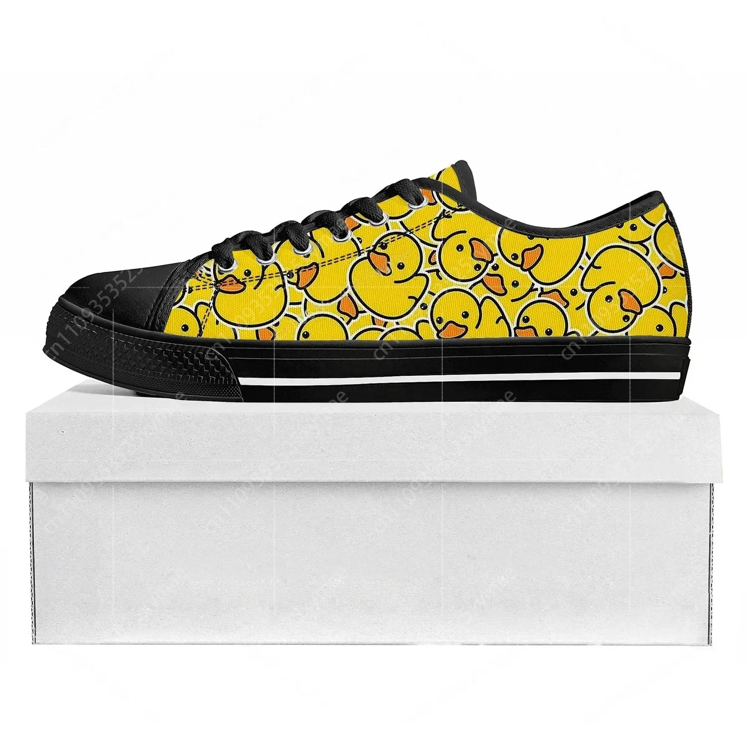 Yellow Duck Printed Low Top Hi - مراجعة Men Shoes Yellow وسعره