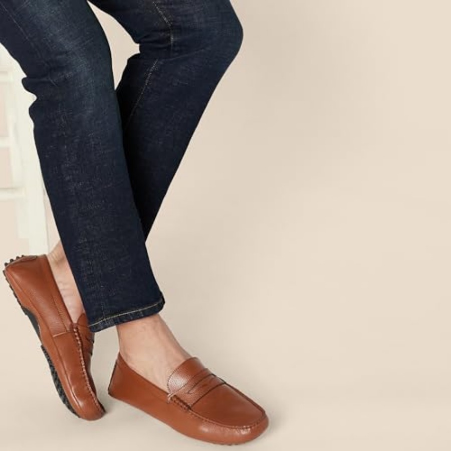 Men's Casual Driving Moc Loafe - مراجعة Driving Moc Leather وسعره