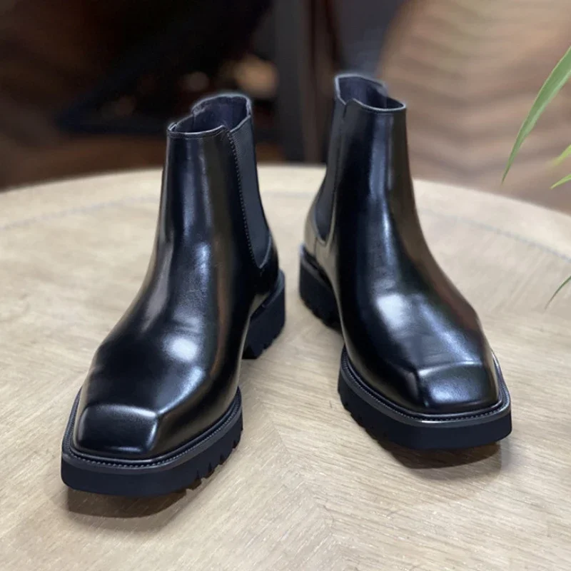 Elegant Mens Genuine Leather B - مراجعة Men Shoes Elegant وسعره