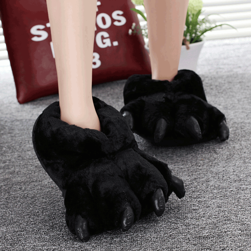 Size 35-43 Black Animal Paw Sh - مراجعة Men Shoes Black وسعره