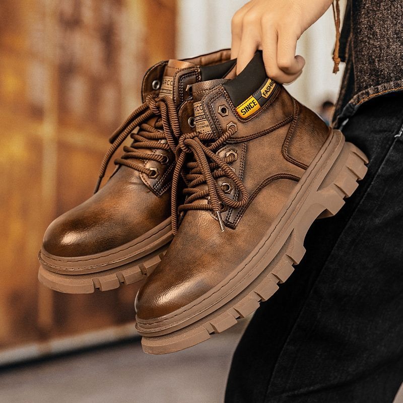 Vintage Men Platform Ankle Boo - مراجعة Men'S Shoes Dq وسعره