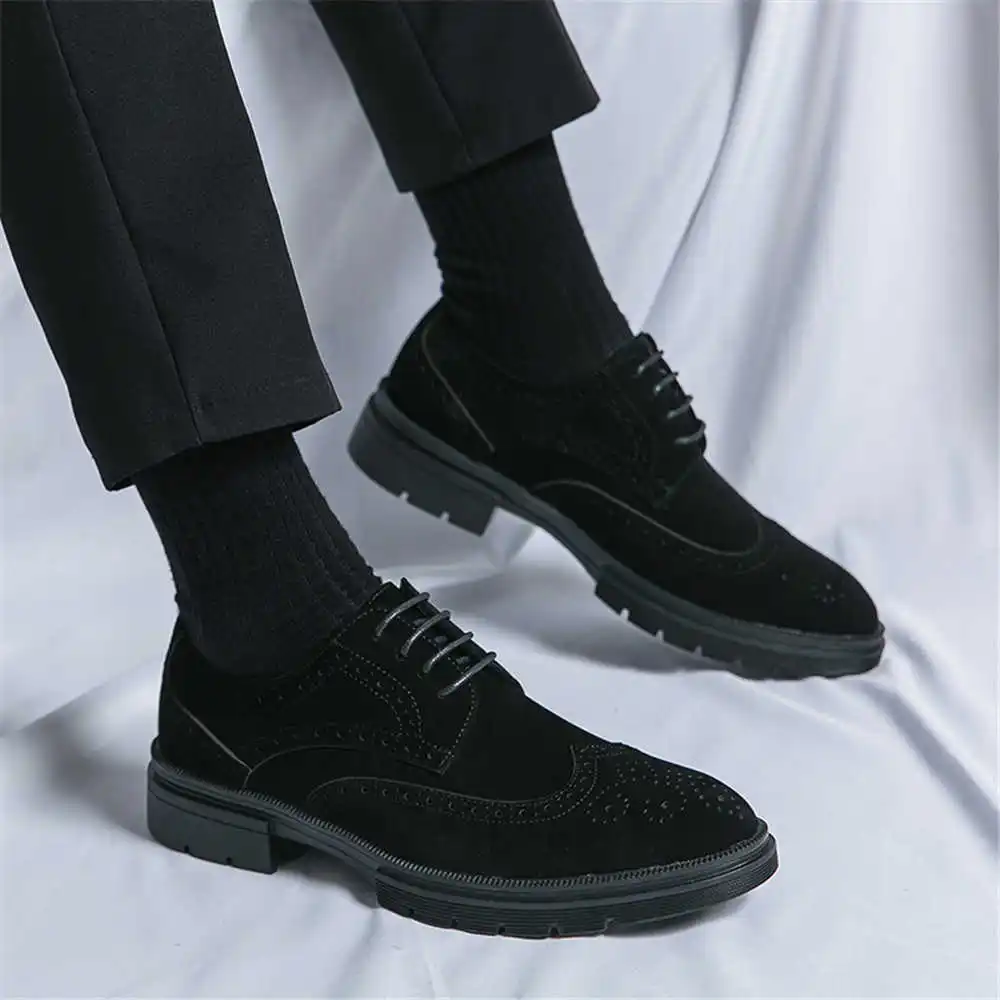 40-41 Height Up Designer Men's - مراجعة Men Shoes Black وسعره