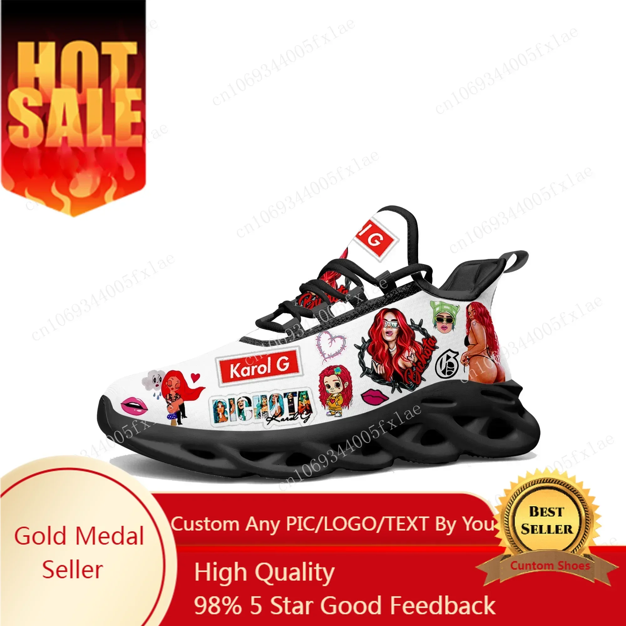 Karol G Bichota Flats Sneakers - مراجعة Men Shoes Black وسعره