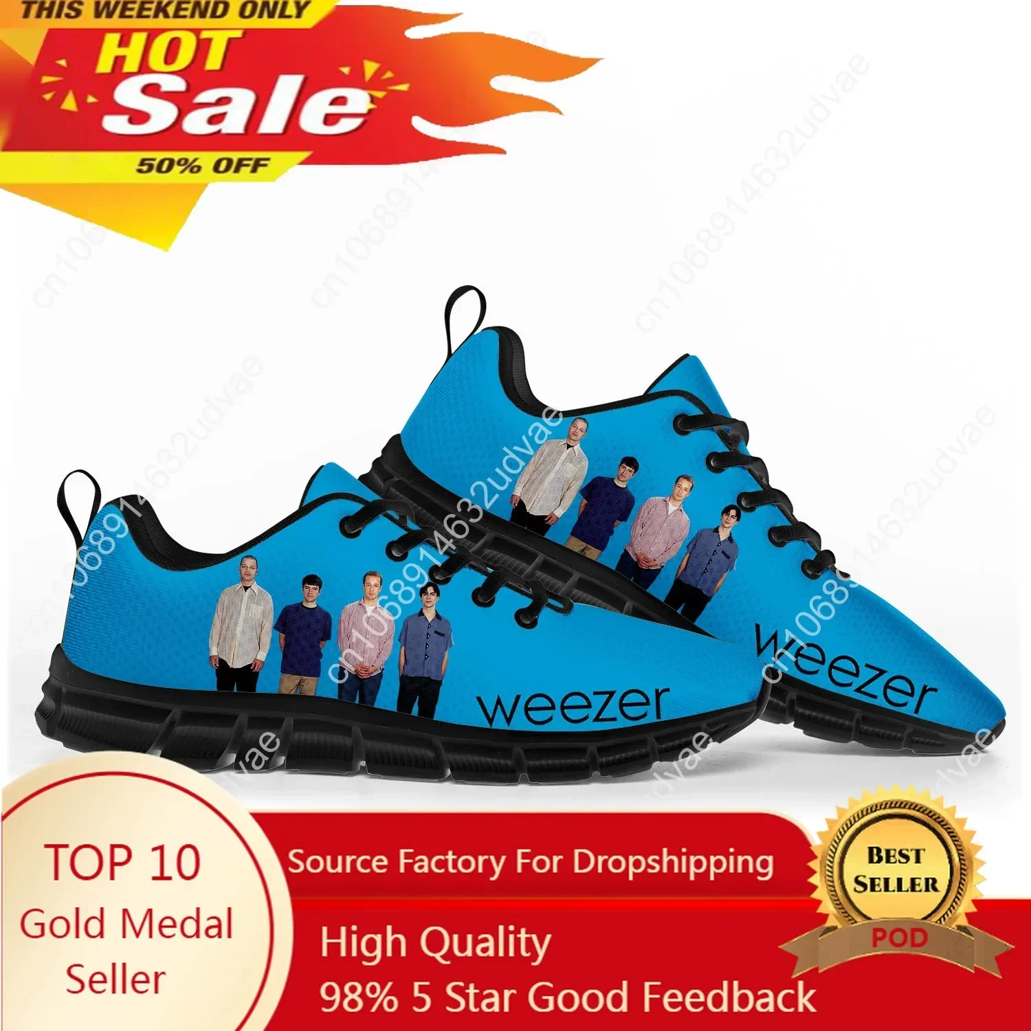 Weezer Sports Shoes Mens Women - مراجعة Men Shoes Black وسعره
