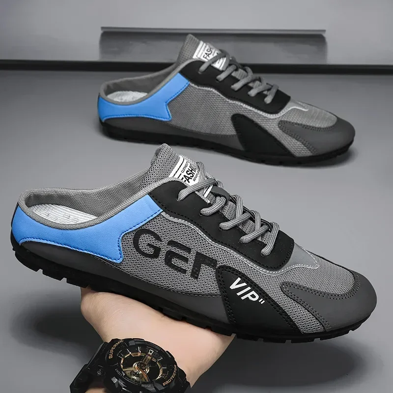 Men Slippers Trend Baotou Shoe - مراجعة Loafer Slip On Men وسعره