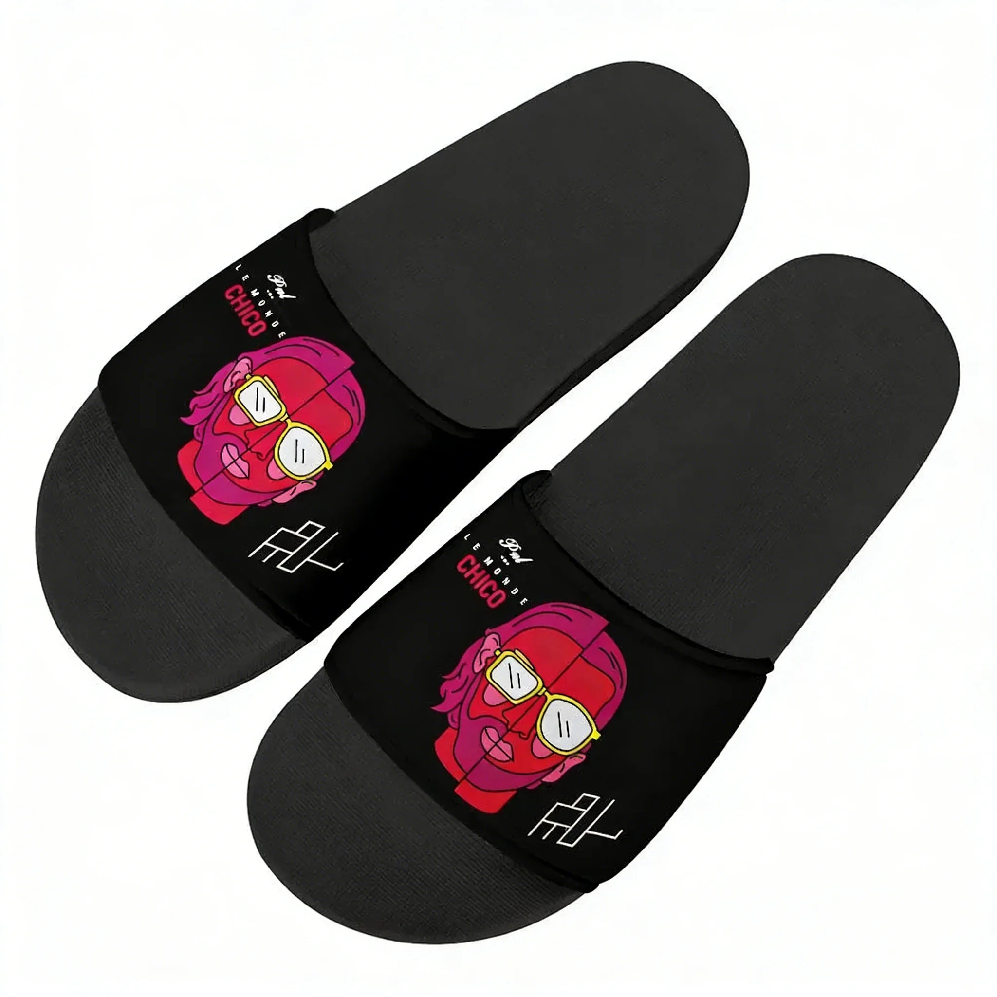 Le Monde Chico Slippers PNL Al - مراجعة Men Shoes Black وسعره