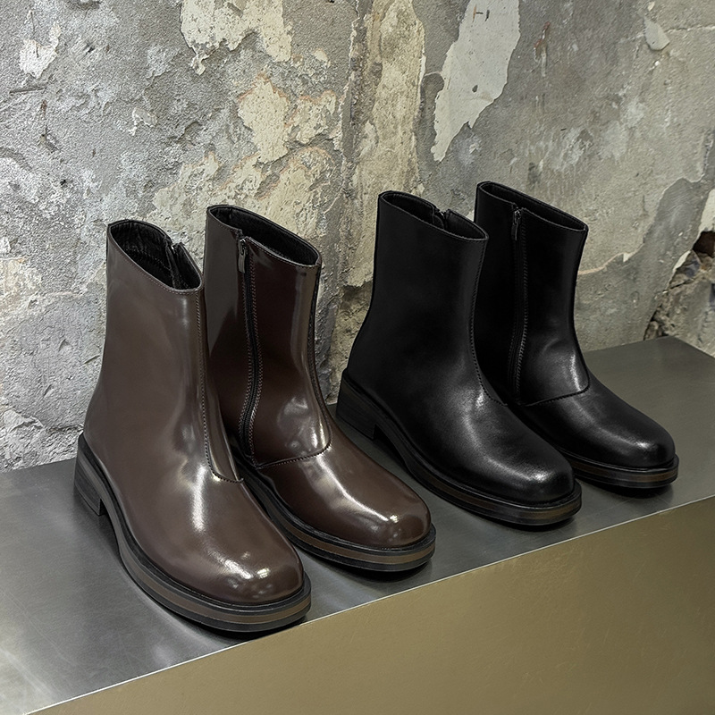 Vintage Mens Boots Luxury Hand - مراجعة Men Shoes Elegant وسعره