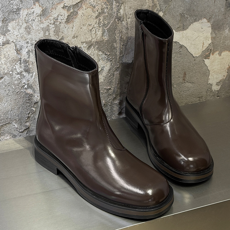 Vintage Mens Boots Luxury Hand - مراجعة Men Shoes Elegant وسعره