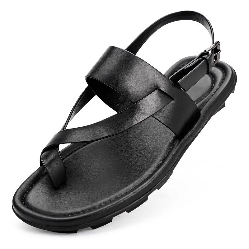 Genuine Leather Mens Sandals L - مراجعة Men'S Shoes Size 43 In Us وسعره