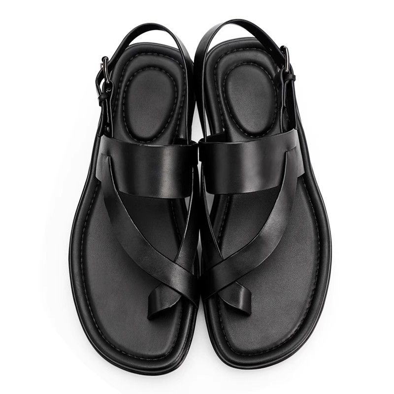 Genuine Leather Mens Sandals L - مراجعة Men'S Shoes Size 43 In Us وسعره