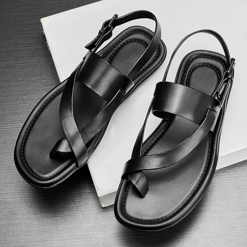 Genuine Leather Mens Sandals L - مراجعة Men'S Shoes Size 43 In Us وسعره