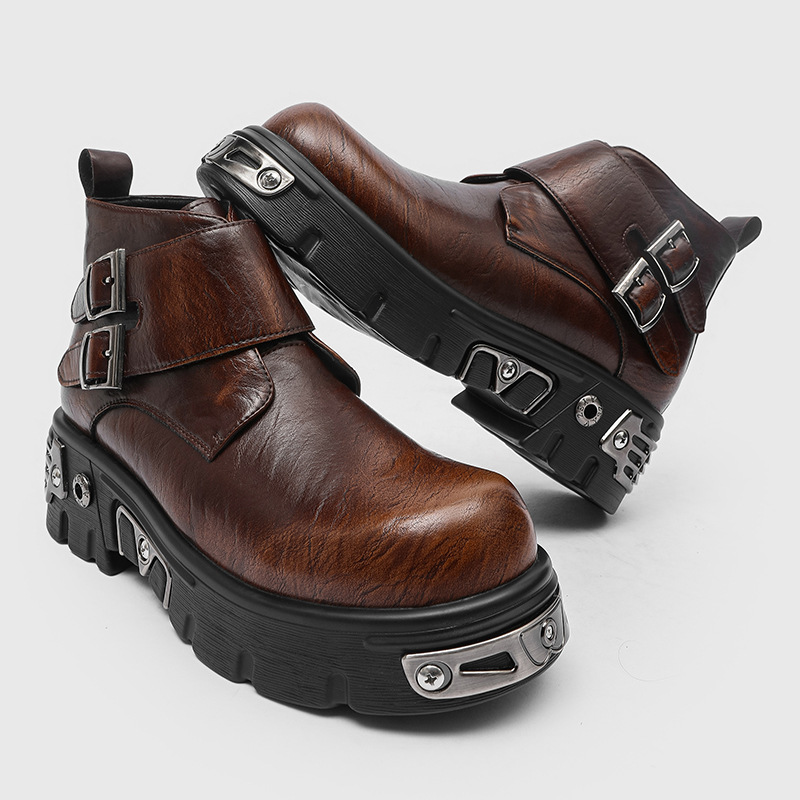 large size men fashion punk go - مراجعة Men Shoes Type وسعره