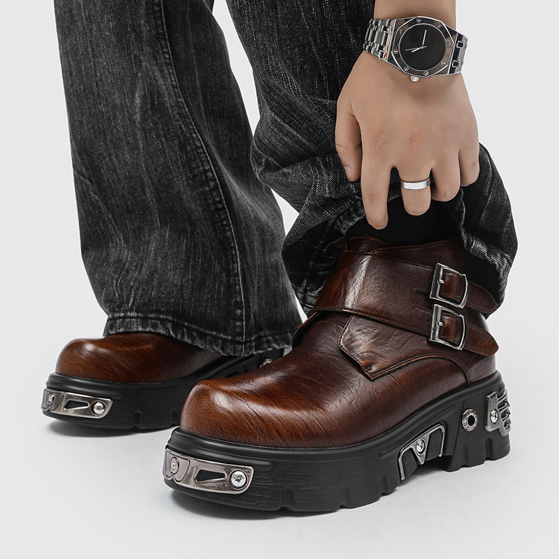 large size men fashion punk go - مراجعة Men Shoes Type وسعره