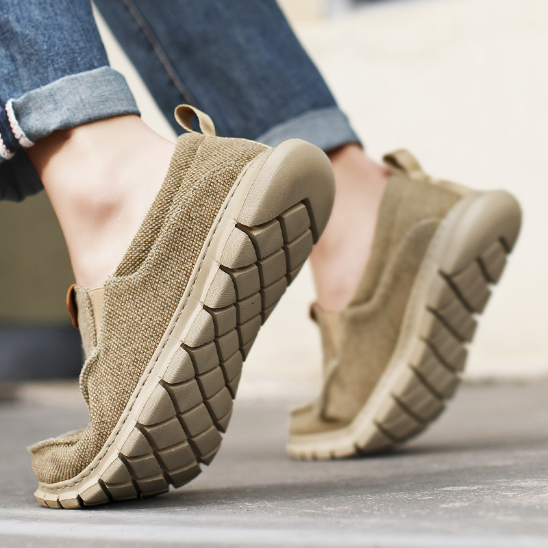Summer Breathable Sneakers Men - مراجعة Loafer Slip On Men وسعره