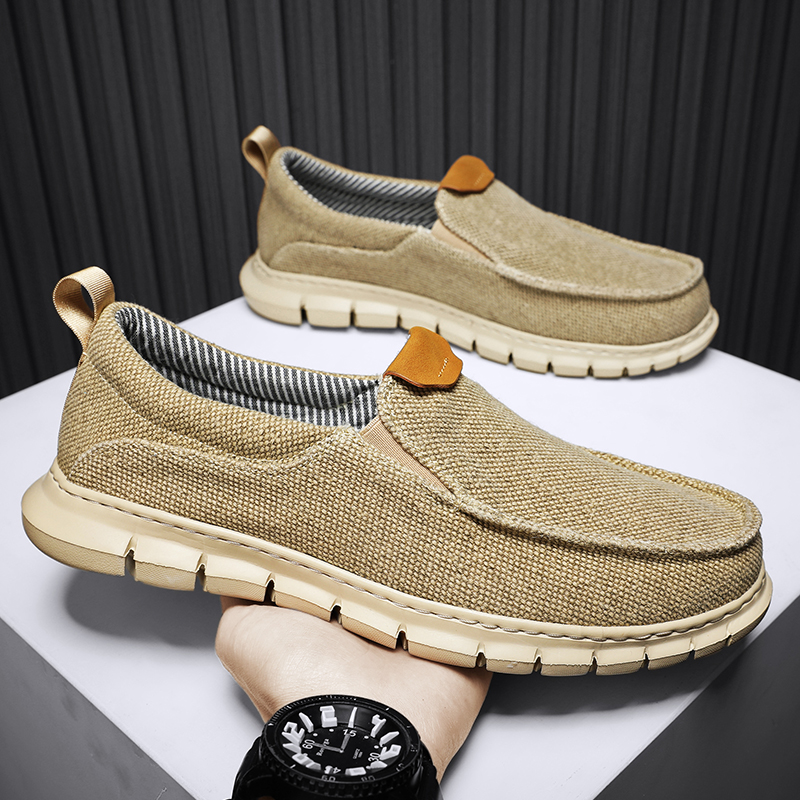 Summer Breathable Sneakers Men - مراجعة Loafer Slip On Men وسعره